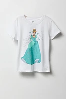 T-shirt Ã  imprimÃ© Cinderella pour fille