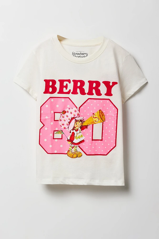 T-shirt à imprimé Strawberry Shortcake pour fille