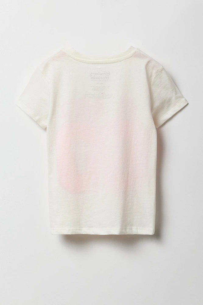 T-shirt à imprimé Strawberry Shortcake pour fille