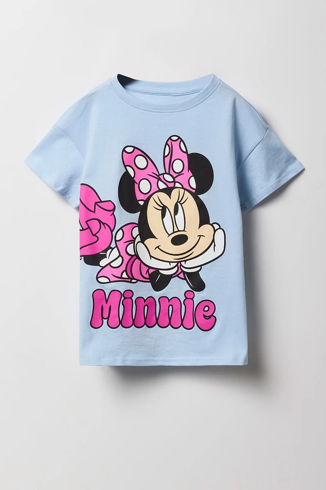 T-shirt Ã  imprimÃ© Minnie Mouse pour fille