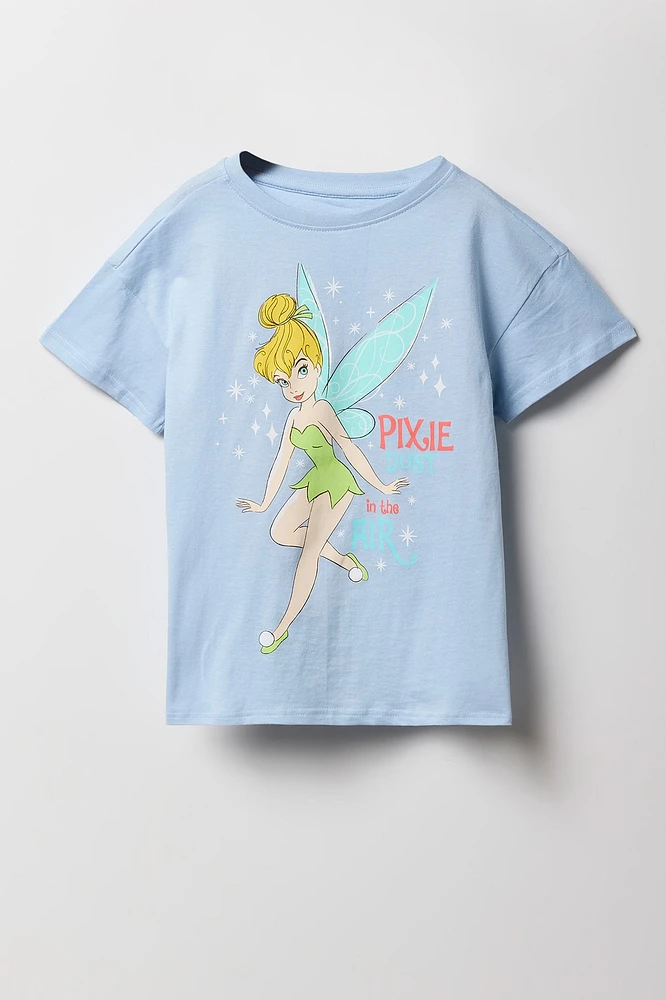 T-shirt à imprimé Tinkerbell pour fille