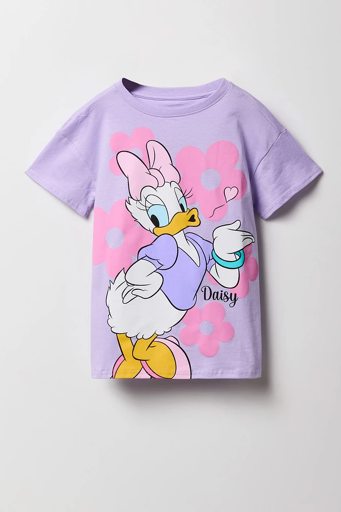 Girls Daisy Duck Graphic T-Shirt