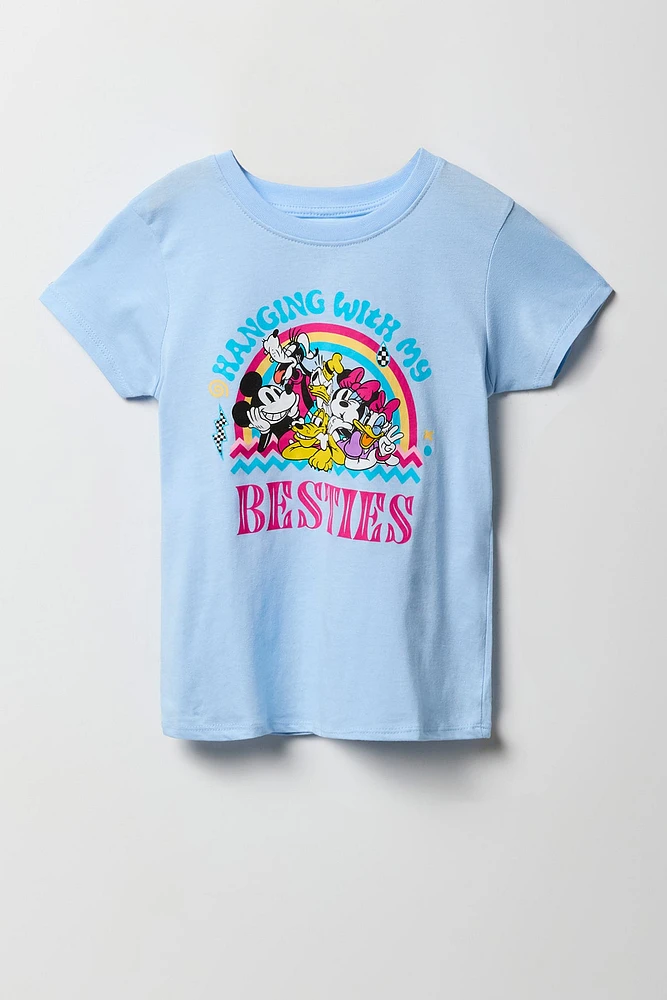 Girls Mickey & Besties Graphic T-Shirt