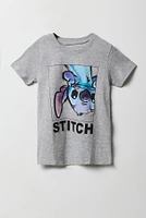 T-shirt à imprimé Stitch pour fille