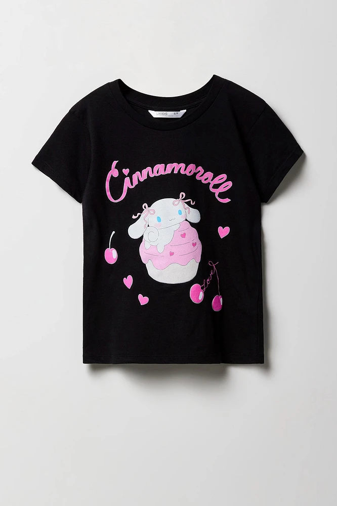 T-shirt Ã  imprimÃ© Cinnamoroll pour filles