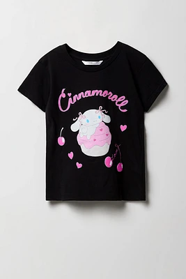 T-shirt Ã  imprimÃ© Cinnamoroll pour filles