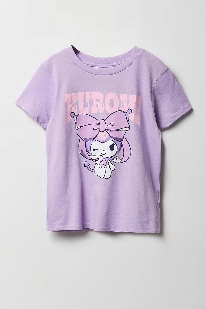 T-shirt Ã  imprimÃ© Kuromi pour filles