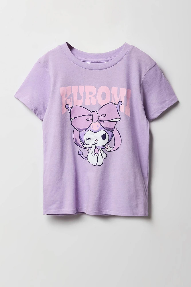 Girls Kuromi Graphic T-Shirt