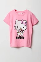 T-shirt Ã  imprimÃ© Hello Kitty Sweet pour filles