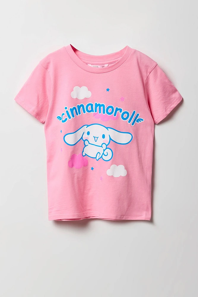 Girls Cinnamoroll Cloud Graphic T-Shirt