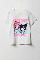 T-shirt Ã  imprimÃ© My Melody & Kuromi pour fille