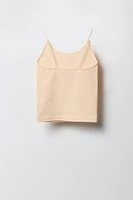 Girls Ribbed Bungee Cami