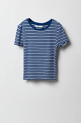 Girls Ribbed Baby T-Shirt