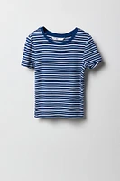 Girls Ribbed Baby T-Shirt