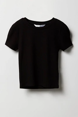 Girls Ribbed T-Shirt