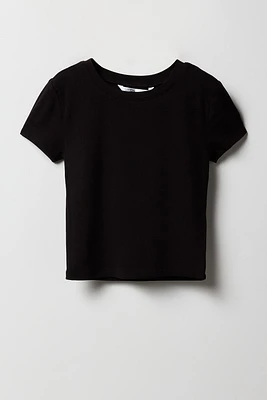 Girls Ribbed T-Shirt