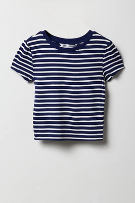 Girls Ribbed T-Shirt