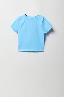 Girls Seamless Ribbed T-Shirt