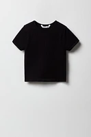 Girls Seamless Ribbed T-Shirt