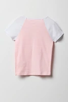 Girls City Graphic Raglan T-Shirt