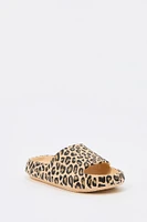 Girls Cheetah Print Sponge Slide