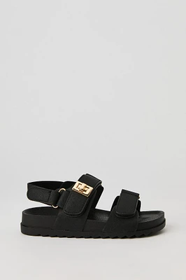 Girls Velcro Platform Sandal