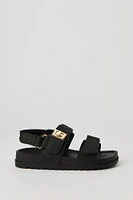 Girls Velcro Platform Sandal