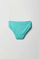 Maillot de bain deux-pièces texturé avec bretelles ornées coeurs pour fille