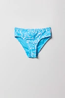 Maillot de bain deux-pièces à épaule unique volantée pour fille