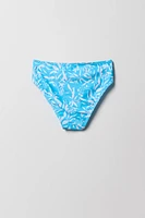 Maillot de bain deux-pièces à épaule unique volantée pour fille