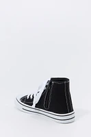 Girls High Top Lace Up Sneaker