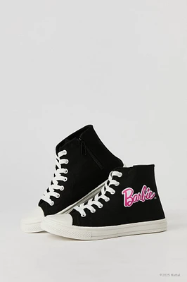 Espadrilles montantes lacées à imprimé Barbie™ pour fille
