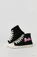 Espadrilles montantes lacées à imprimé Barbie™ pour fille