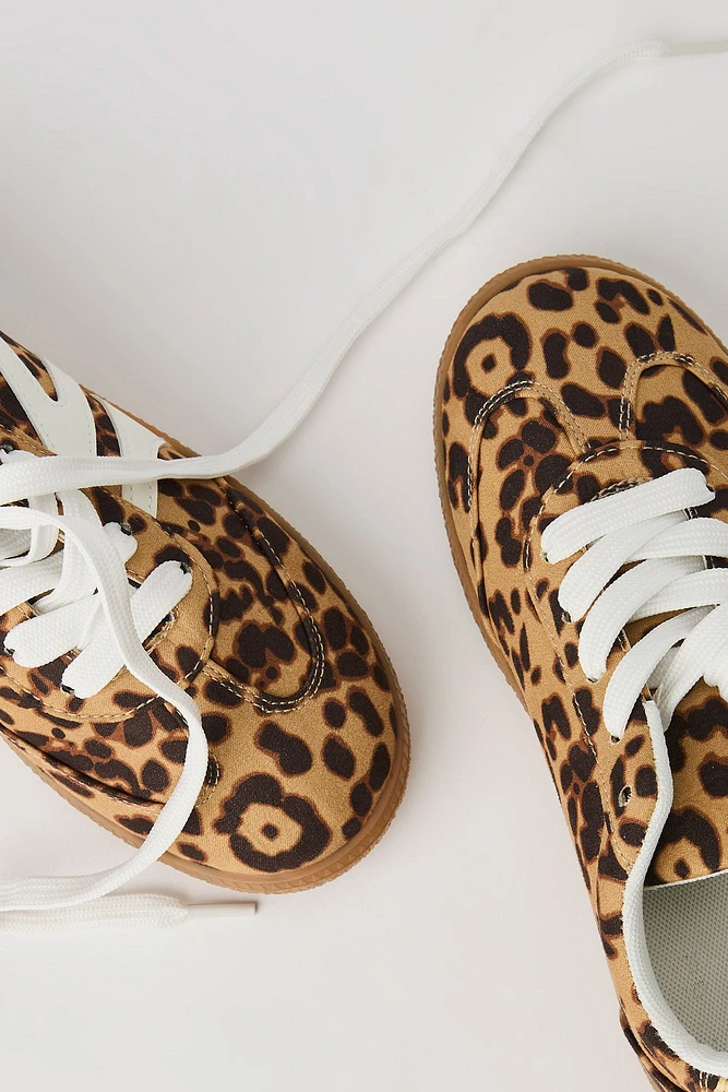 Girls Cheetah Print Sneaker