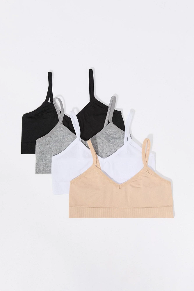 Bralette sans couture pour fille (Paquet de