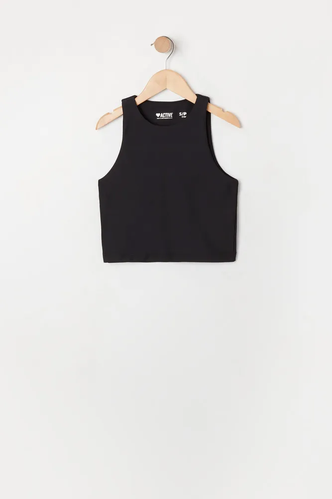 Ribbed Padded Scoop Neck Tank – Urban Planet