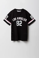 Girls Graphic Mesh Jersey