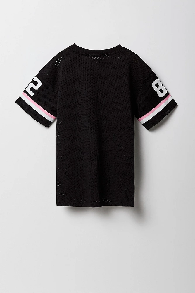 Girls Graphic Mesh Jersey