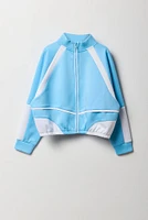 Blouson à glissière et blocs de couleurs Active pour filles