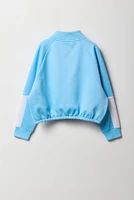 Blouson à glissière et blocs de couleurs Active pour filles