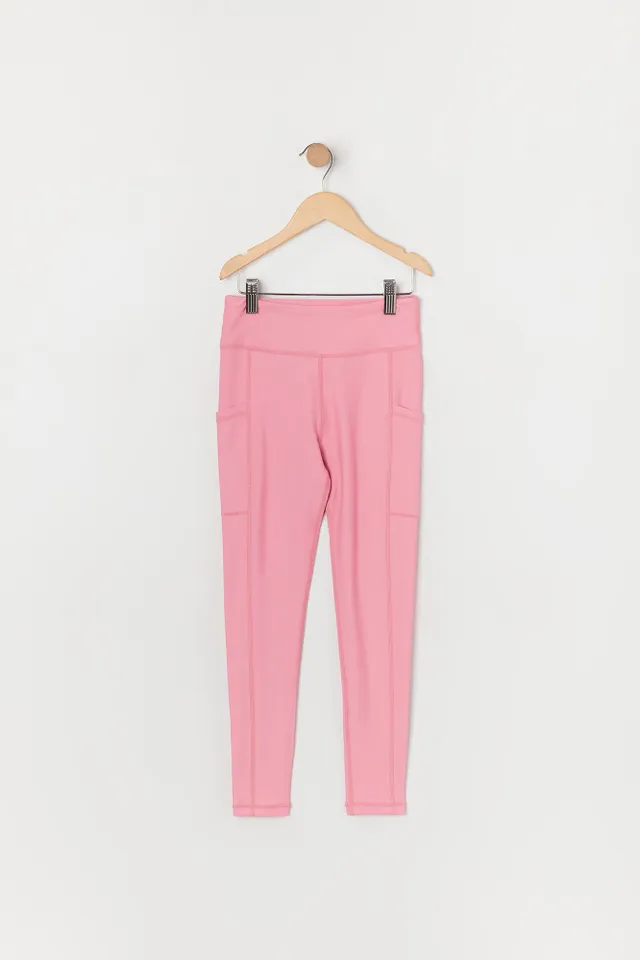 Old Navy High-Waisted PowerSoft Side-Pocket Crop Leggings for Girls