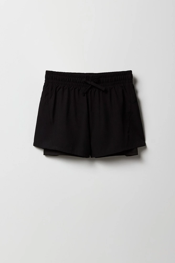 Short de course Active pour fille