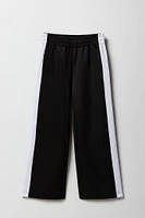 Girls Active Side Striped Wide Leg Pant