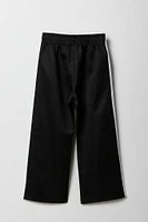 Girls Active Side Striped Wide Leg Pant