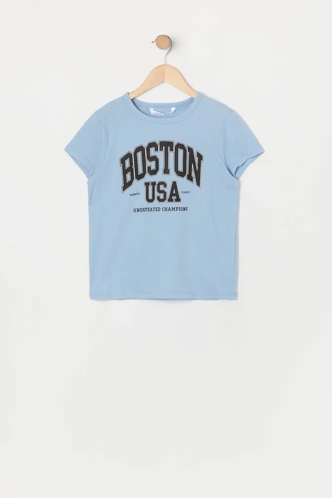 Girls Boston Graphic T-Shirt