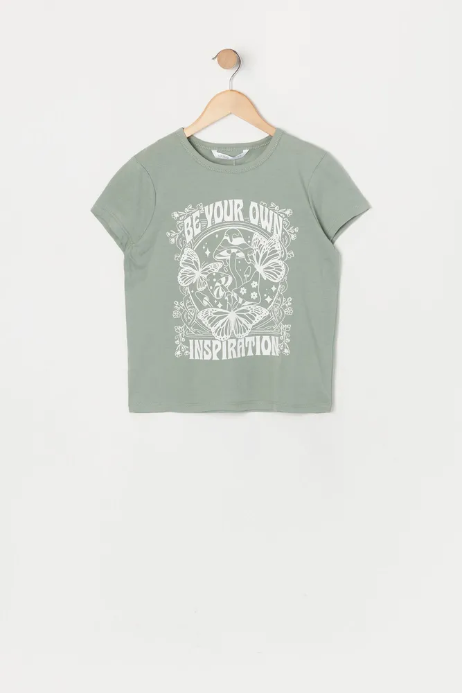 Girls Be Your Own Inspiration Graphic T-Shirt