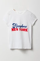 T-shirt à imprimé City pour fille