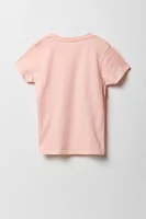 T-shirt à imprimé Paris pour fille