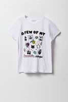 Girls Favourite Things Graphic T-Shirt