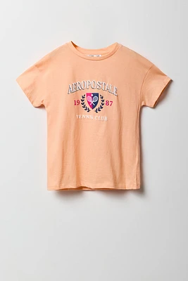 T-shirt à imprimé Aeropostale Tennis Club pour fille